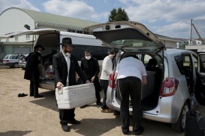 Chabad of Asia, bringing ice-cream to people in Minamisoma City